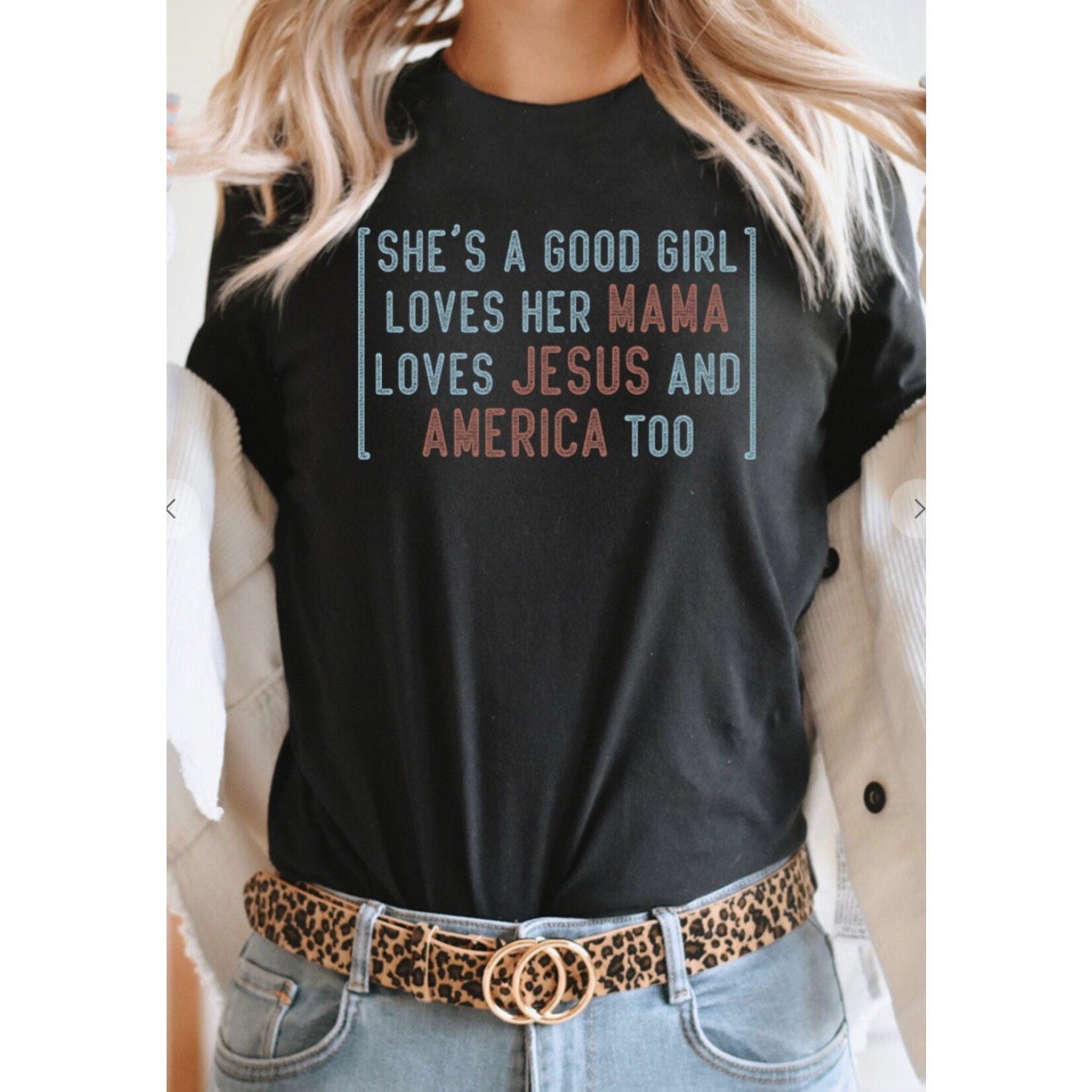 Kissed Apparel Kissed Apparel She's A Good Girl Graphic Tee