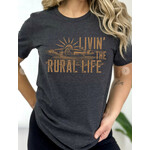 Kissed Apparel Kissed Apparel Livin the Rural Life Graphic Tee