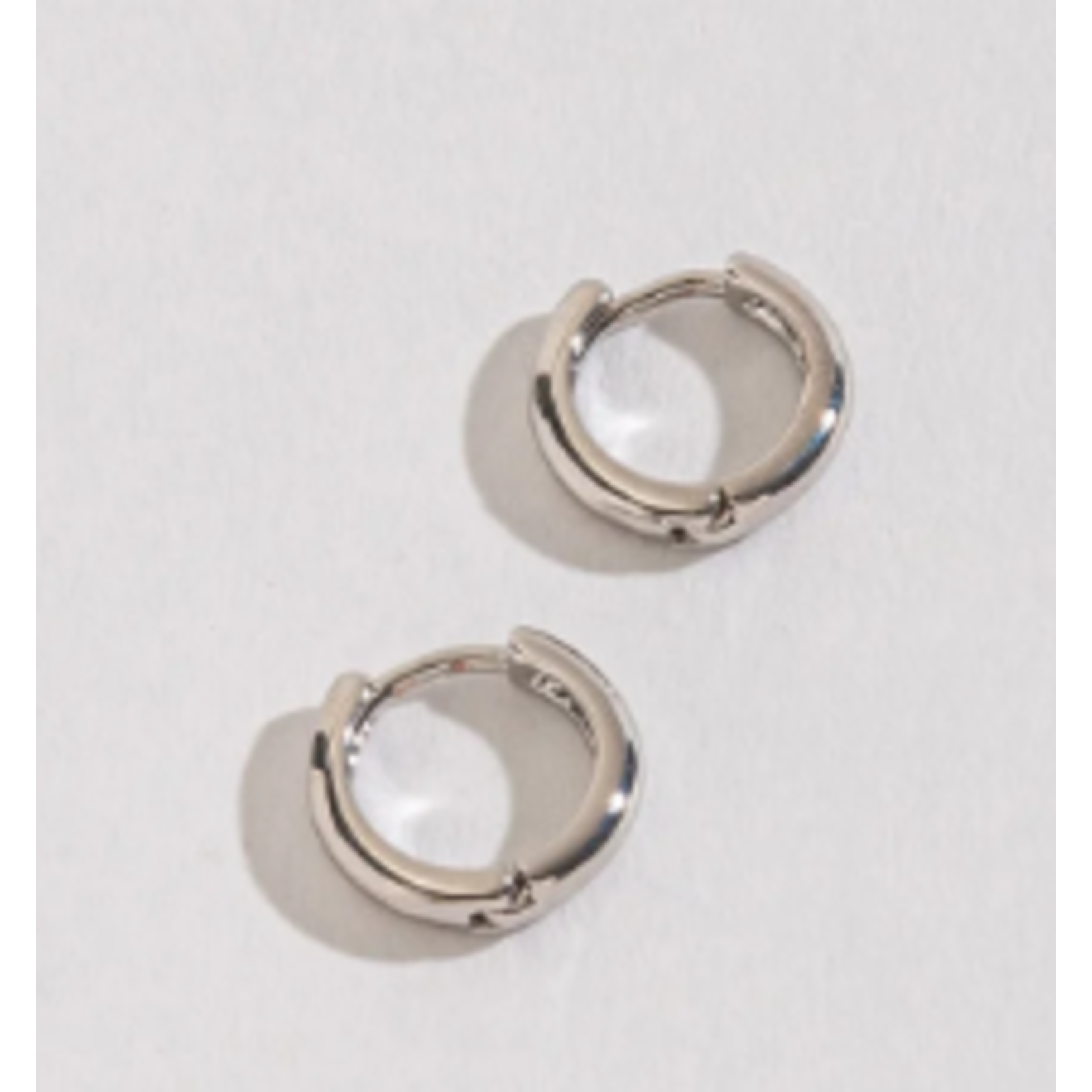 Howards Howard’s Small Huggie Hoop Earrings Silver