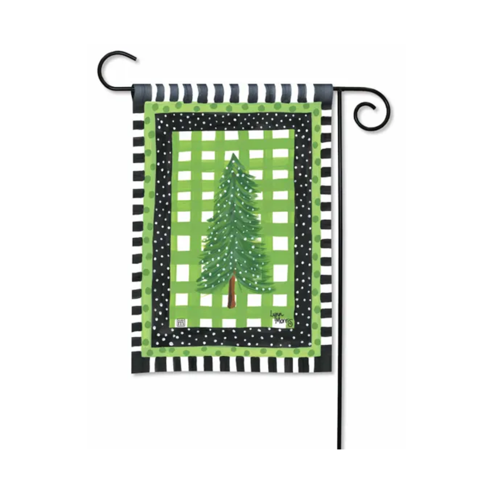 Studio M Snowy Pines Garden Flag