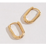 Howards Small Link Huggie Hoop Earrings