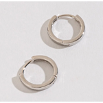 Howards Howard’s Medium Huggie Hoop Earrings Silver