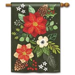 Studio M Boho Christmas Standard House Flag