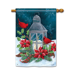 Studio M Cardinal Christmas Standard House Flag