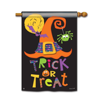 Studio M Witches Halloween Standard House Flag