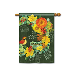 Studio M Fall Wreath Standard Flag