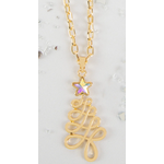 Howards Angelica Christmas Tree Pendant Necklace