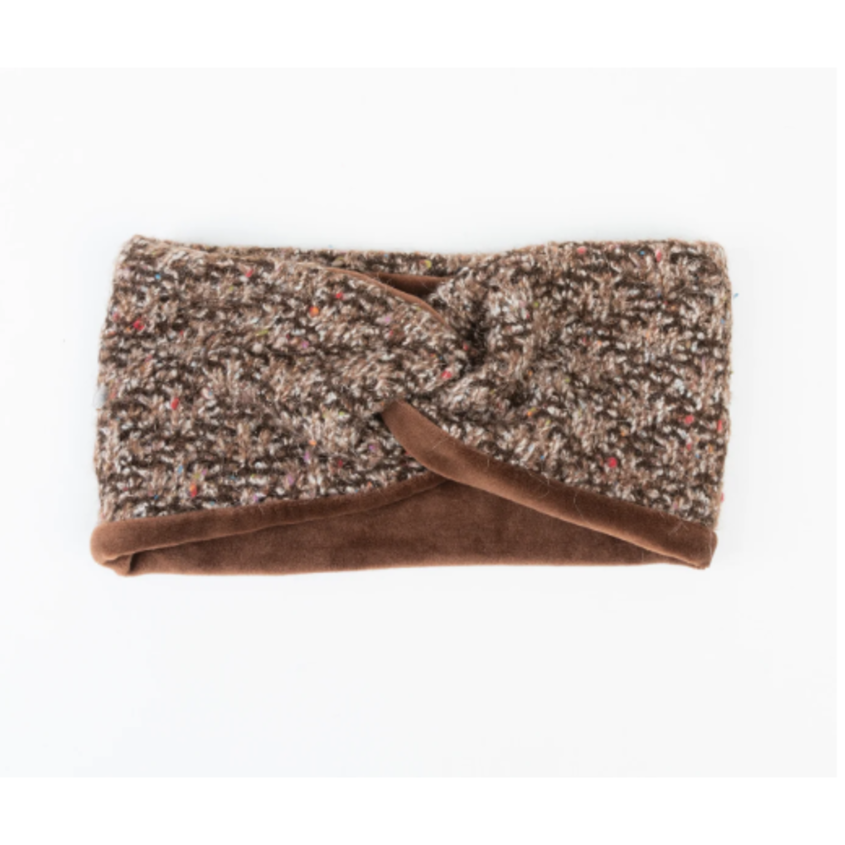 Howards Howards Fleck Knit Knot Headband Mocha