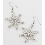 Howards Howard’s Holiday Snowflake Earrings Silver
