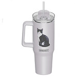 Serengeti Serengeti Black & White Cat Ultimate Tumbler
