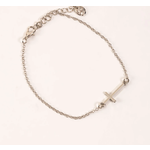 Elsie & Zoey Elsie & Zoey Silver Cross Anklet