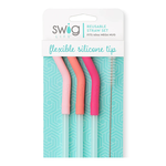 Swig Swig Reusable Straw Set Pink