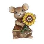 Ganz Blessed & Thankful Mouse w/Sunflower