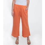 Elsie & Zoey Elsie & Zoey Cotton Gauze Wide Leg Cropped Pant Apricot