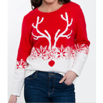Howards Howards Holiday Reindeer Sweater Red