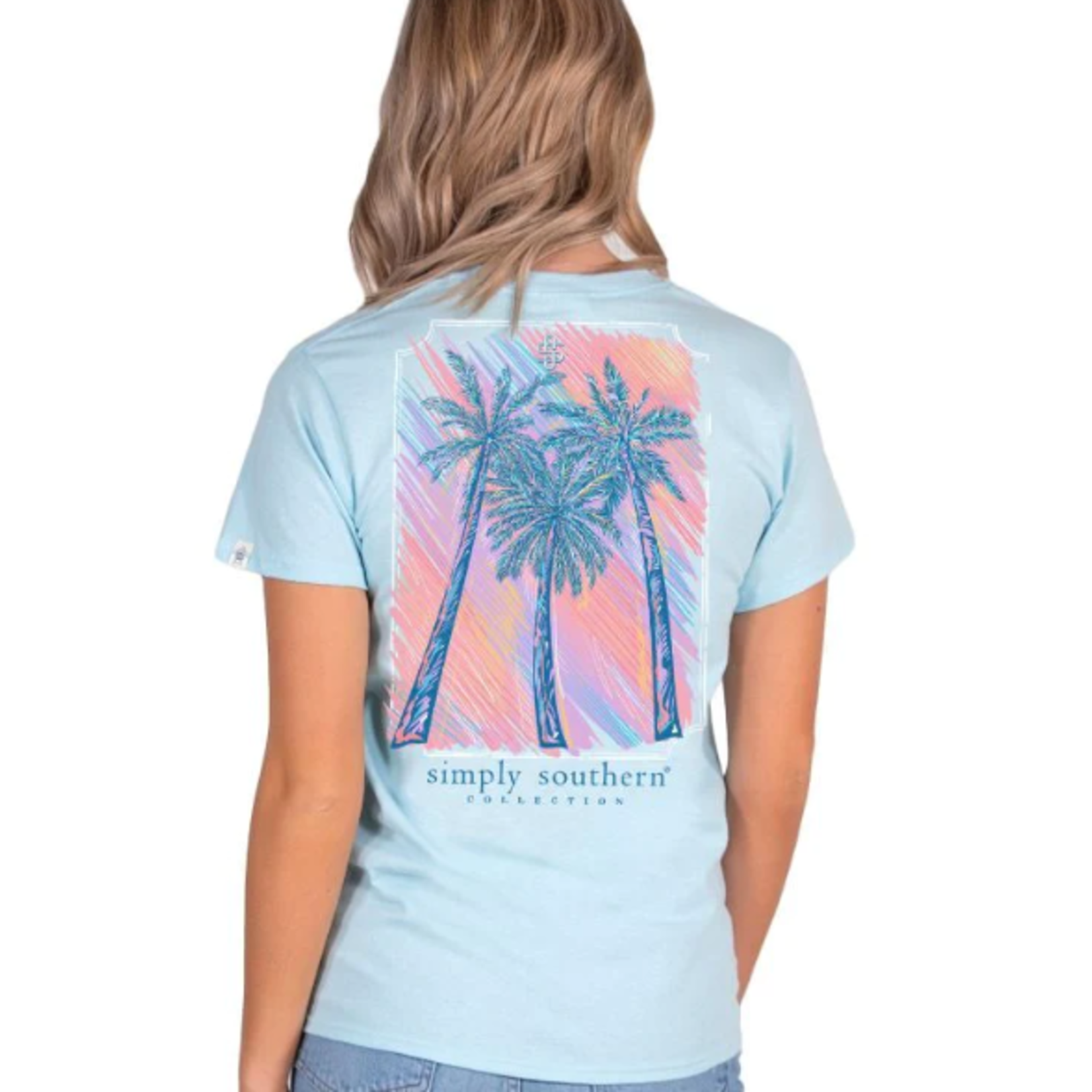 Simply Southern Simply Southern Palm Trees T-Shirt Ice