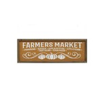 Gerson Farmers Market Wood Engraved Sign