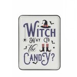 Gerson Witch Way to the Candy Embossed Sign