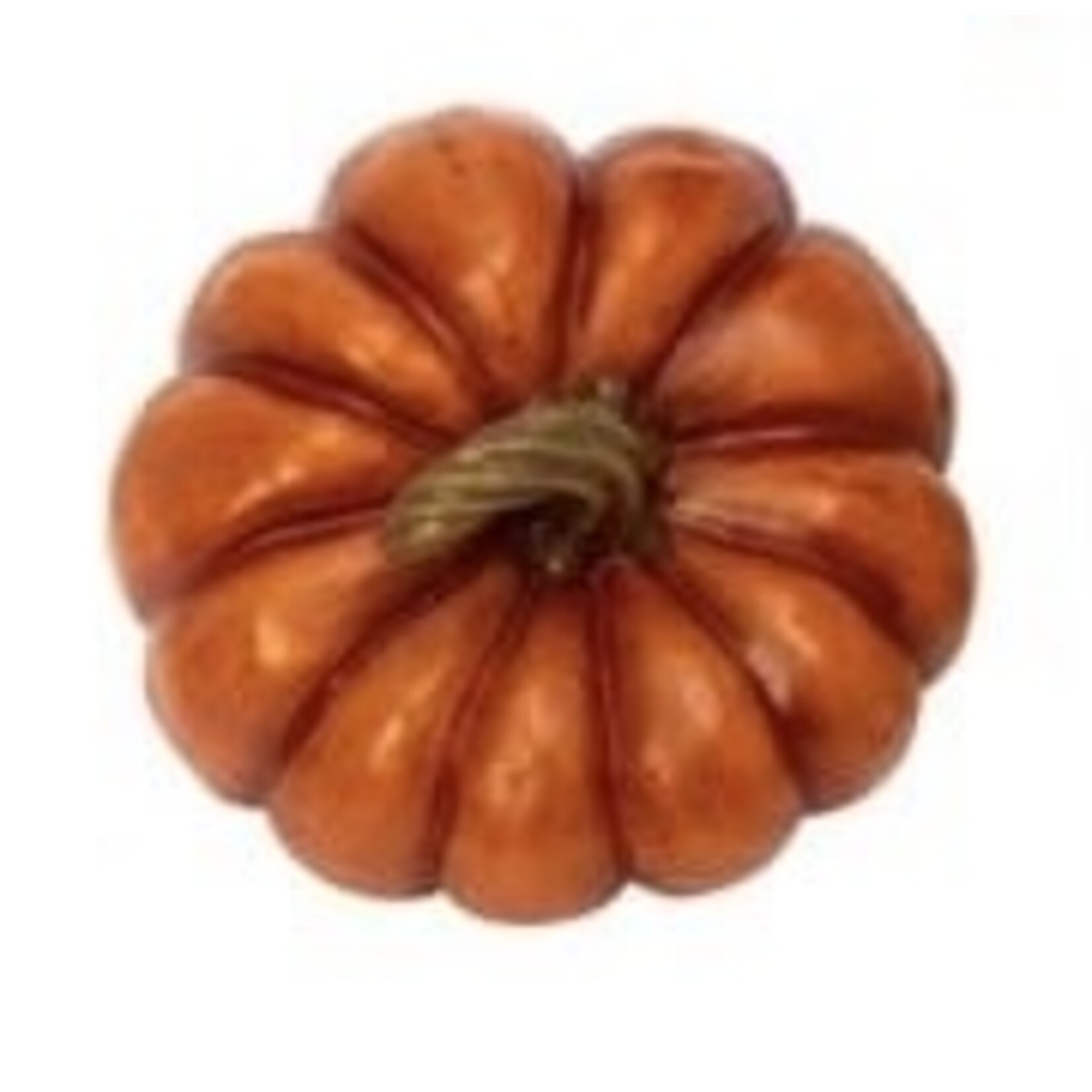 Gerson Resin Slanted Harvest Pumpkin
