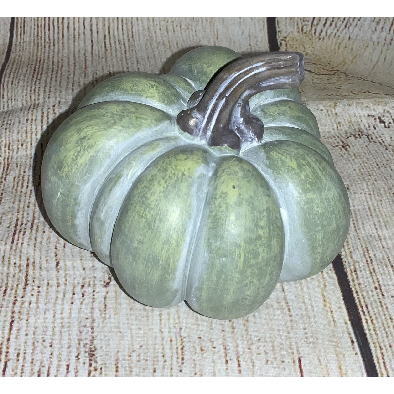 Gerson Green Harvest Resin Pumpkin