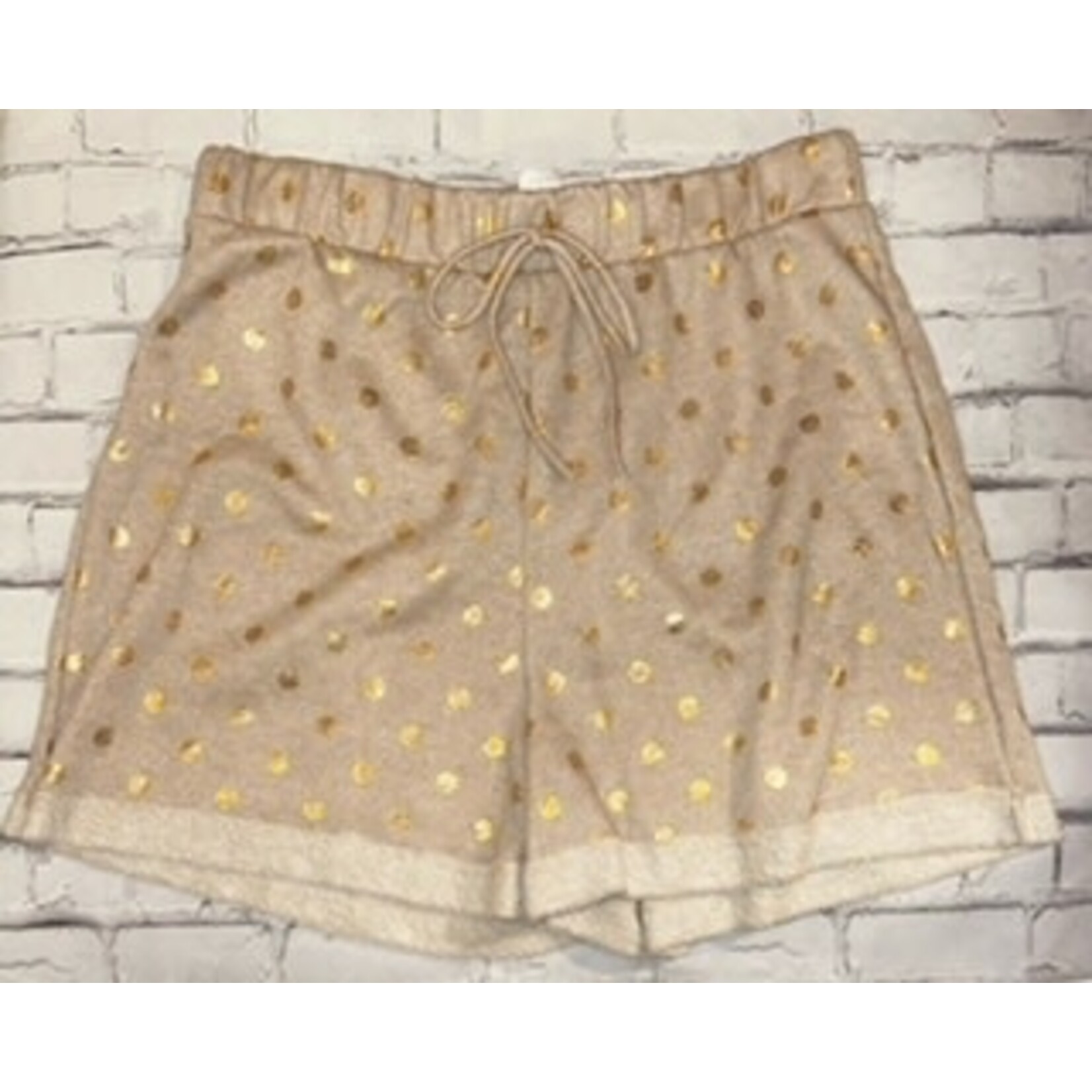 Carole Christian Carole Christian Mocha with Gold Polka Dots Shorts