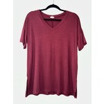 Sew in Love Sew in Love V Neck Short Sleeve Shirt