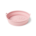 Krumbs Kitchen Krumbs Kitchen Round Rose Collapsible Silicone Air Fryer Liner