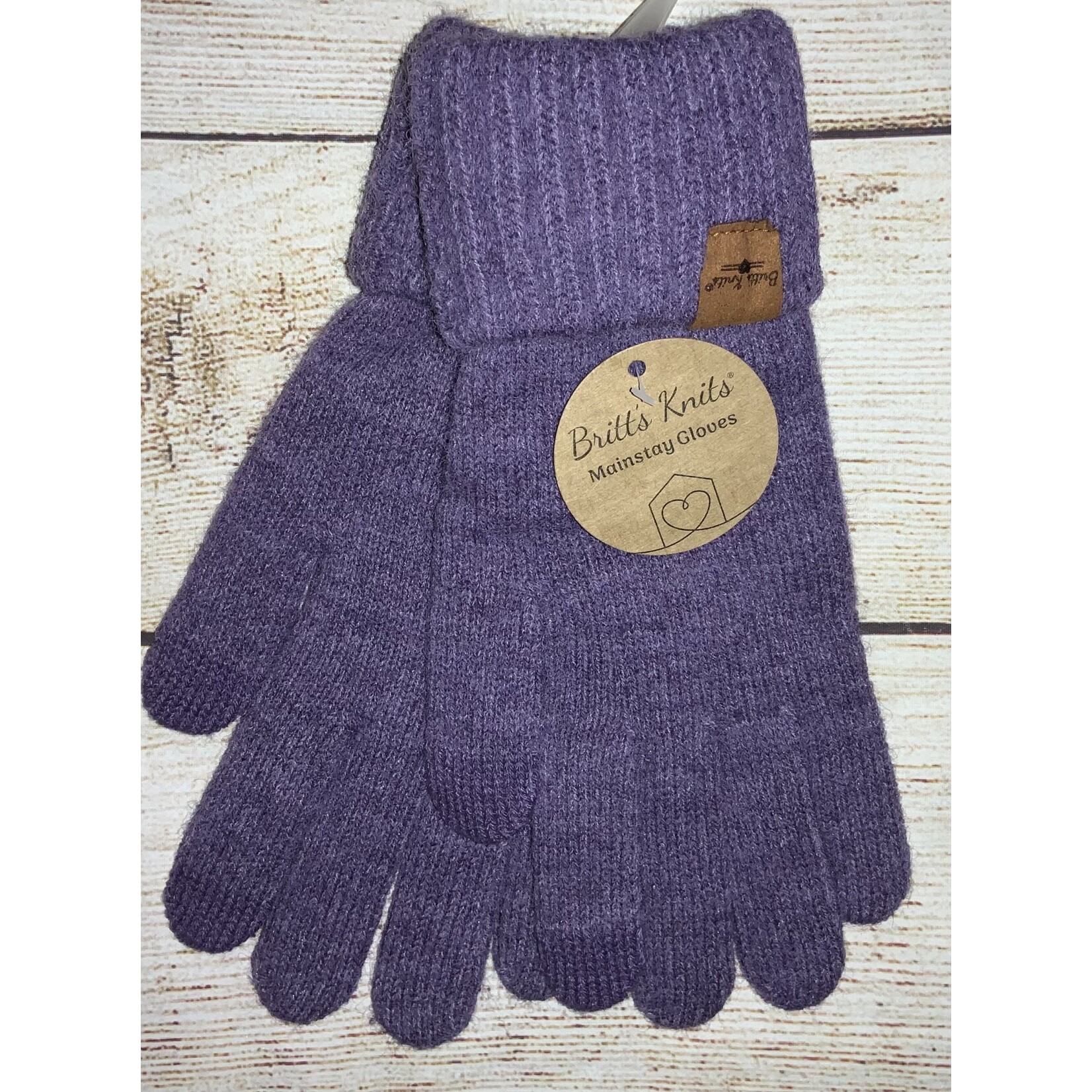 Britt's Knits Britt’s Knits Mainstay Gloves Purple