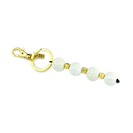Jilzarah Jilzarah Ivory Palm 4 Ball Keychain