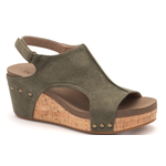Corkys Corkys Carley Olive Suede