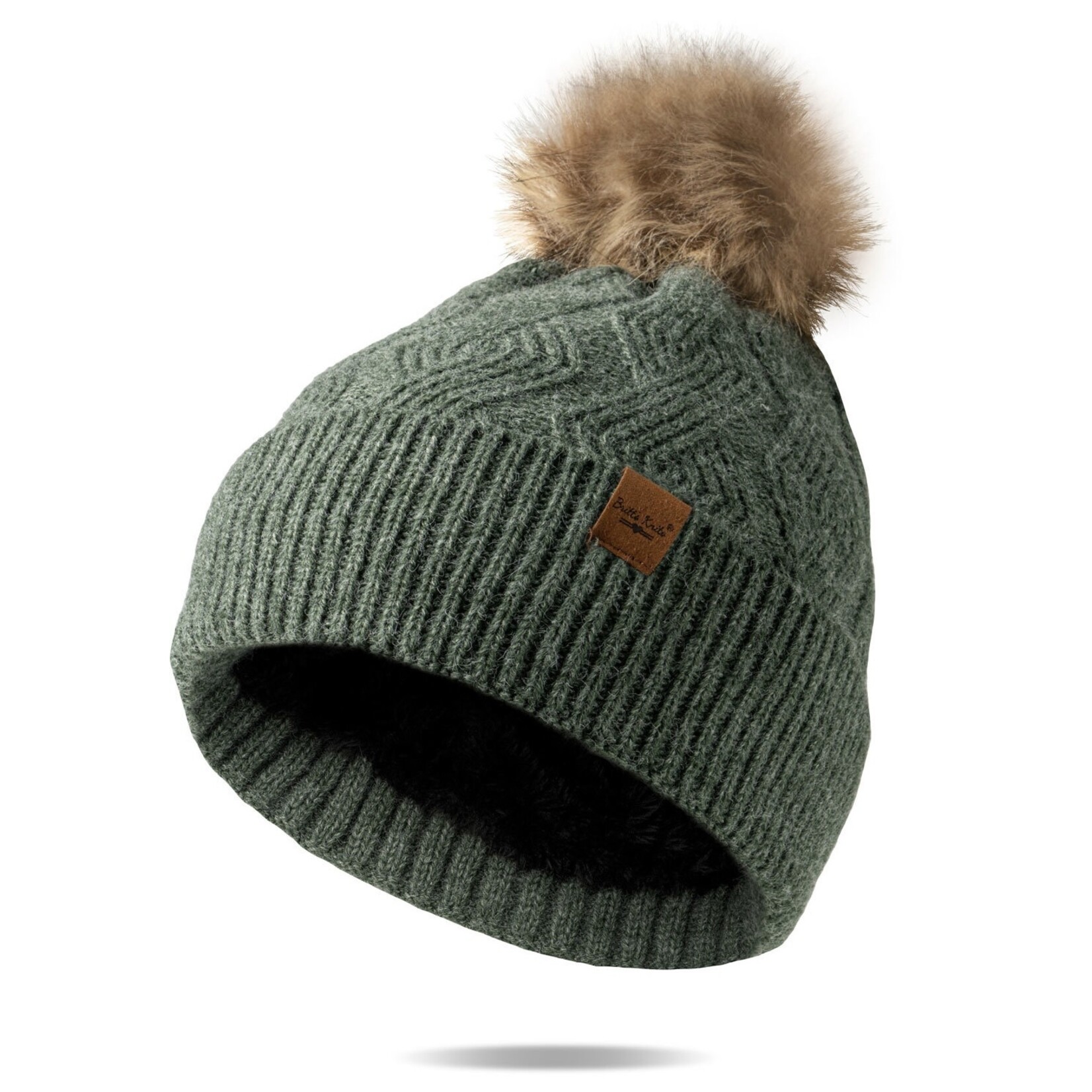 Britt's Knits Britt’s Knits Mainstay Pom Hat Green