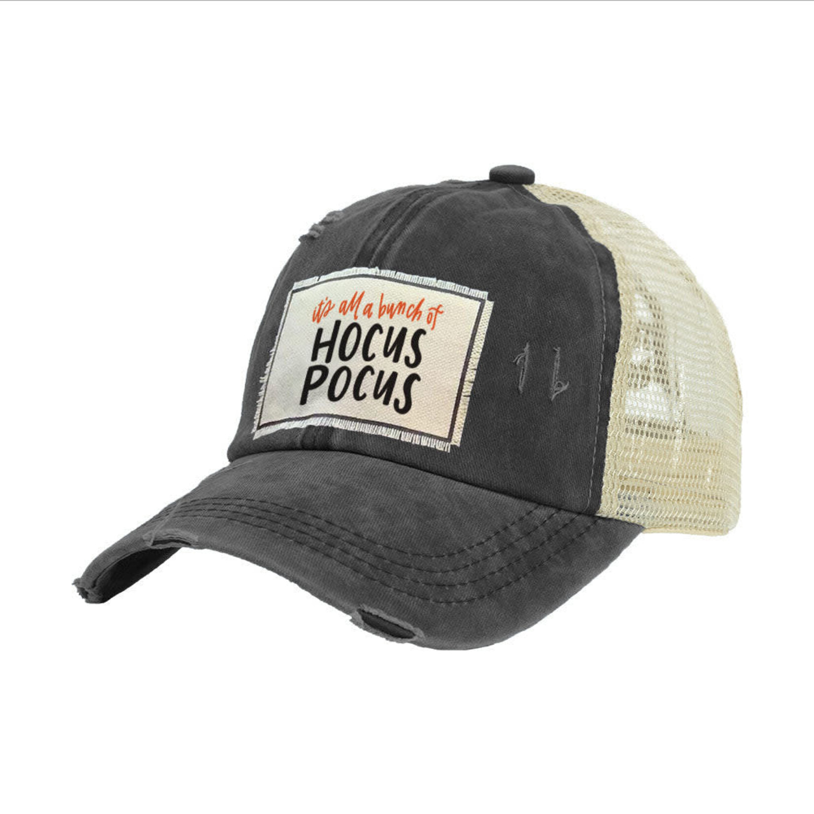 Brief Insanity Hocus Pocus Distressed Trucker Hat