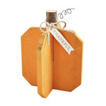 Mudpie Medium Wood Plank Pumpkin