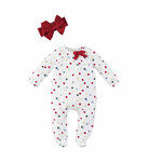 Mudpie Mudpie Dot Sleeper w/Headband