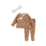 Mudpie Mudpie Spotted Tonal Fawn 3pc Set 3-6M