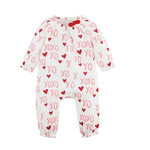 Mudpie Mudpie Pink XO One Piece