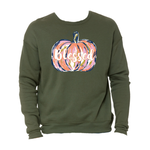 Jane Marie Jane Marie Blessed Pumpkin Crewneck Military Green