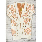 Simply Southern Simply Southern Cozy Cardigan Cream Aztec