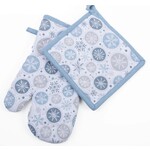 Elsie & Zoey Elsie & Zoey Snowflake Oven Mitt Set