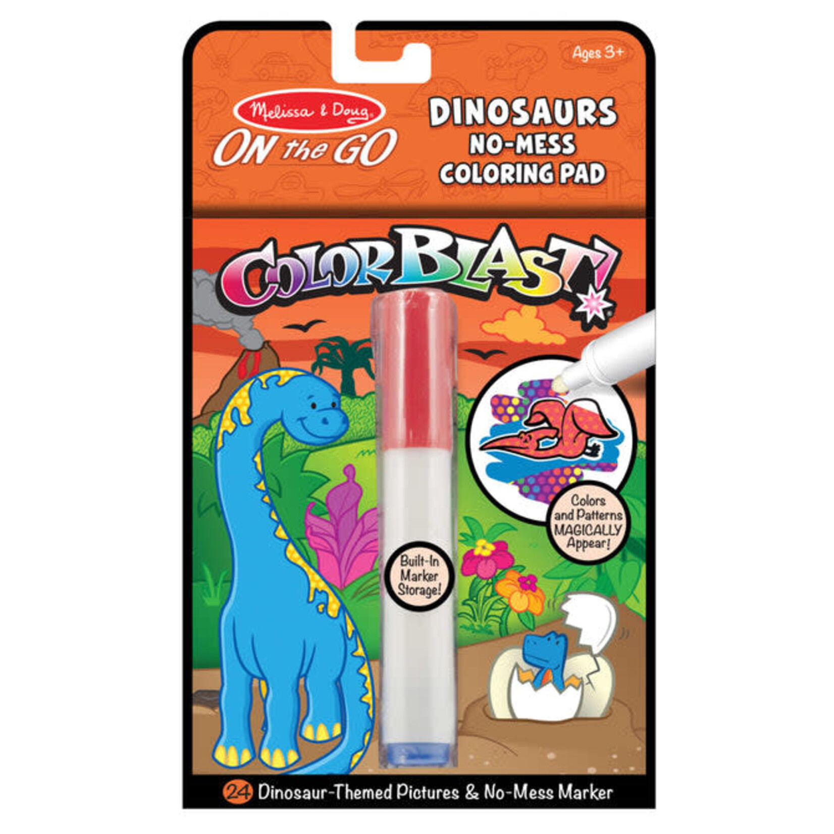 Melissa & Doug Melissa & Doug On-the-Go ColorBlast Coloring Pad Dinosaurs