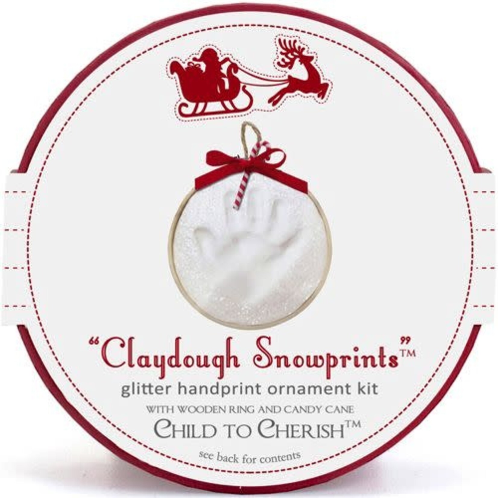 Child to Cherish Child to Cherish Claydough Handprint Ornament