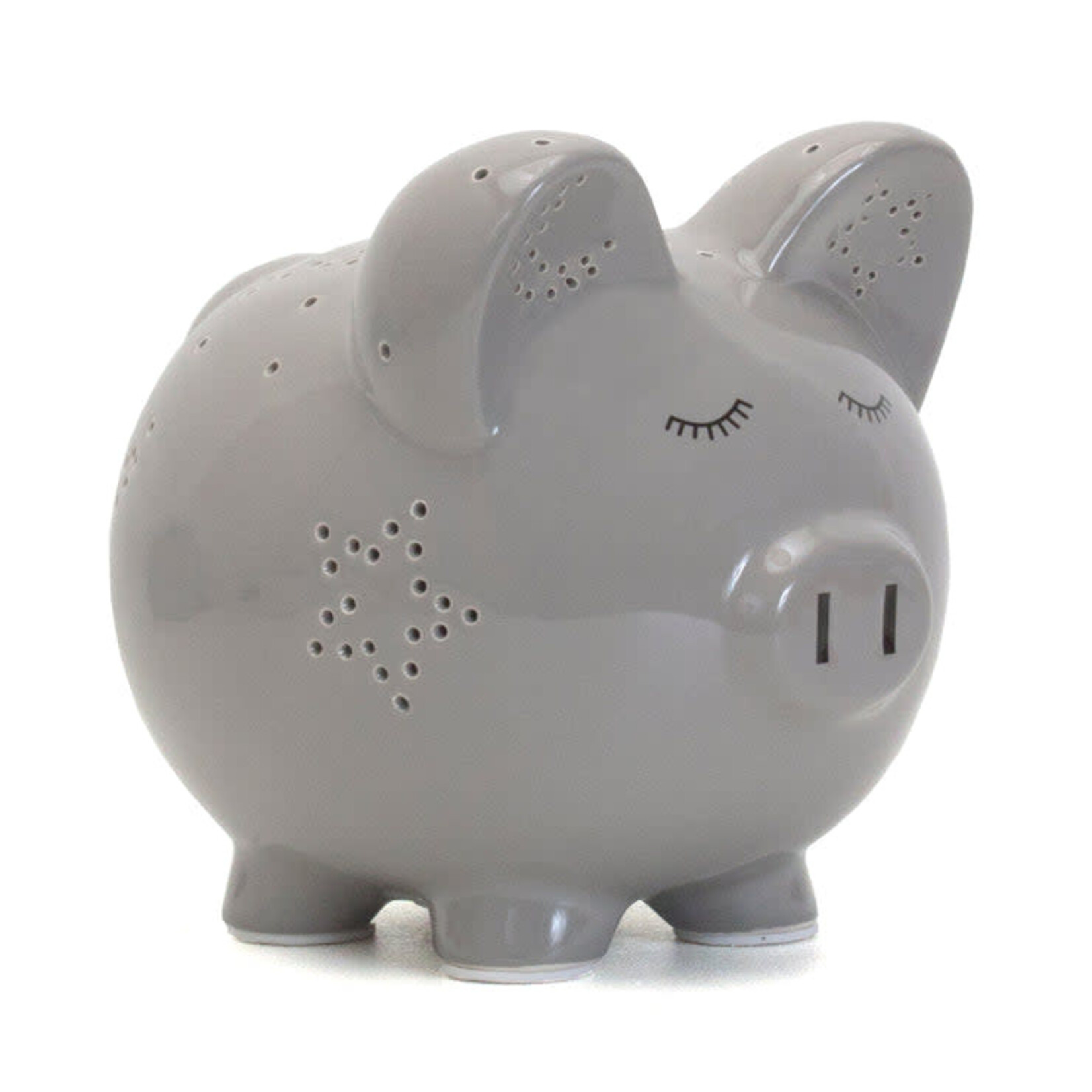 Child to Cherish Child to Cherish Grey Night Light Piggy Bank