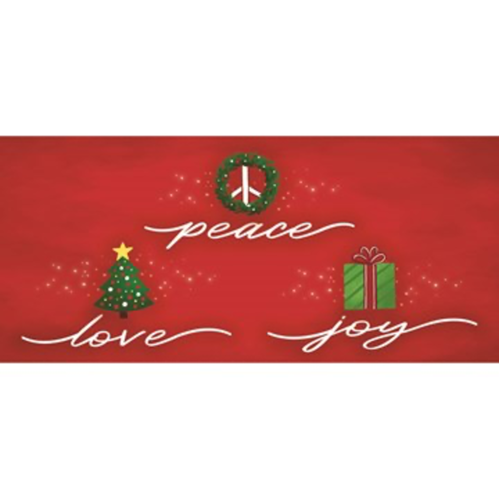 Evergreen Love, Joy, Peace Switch Mat