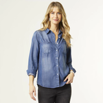 Coco + Carmen Coco & Carmen Camille Denim Button Up Denim