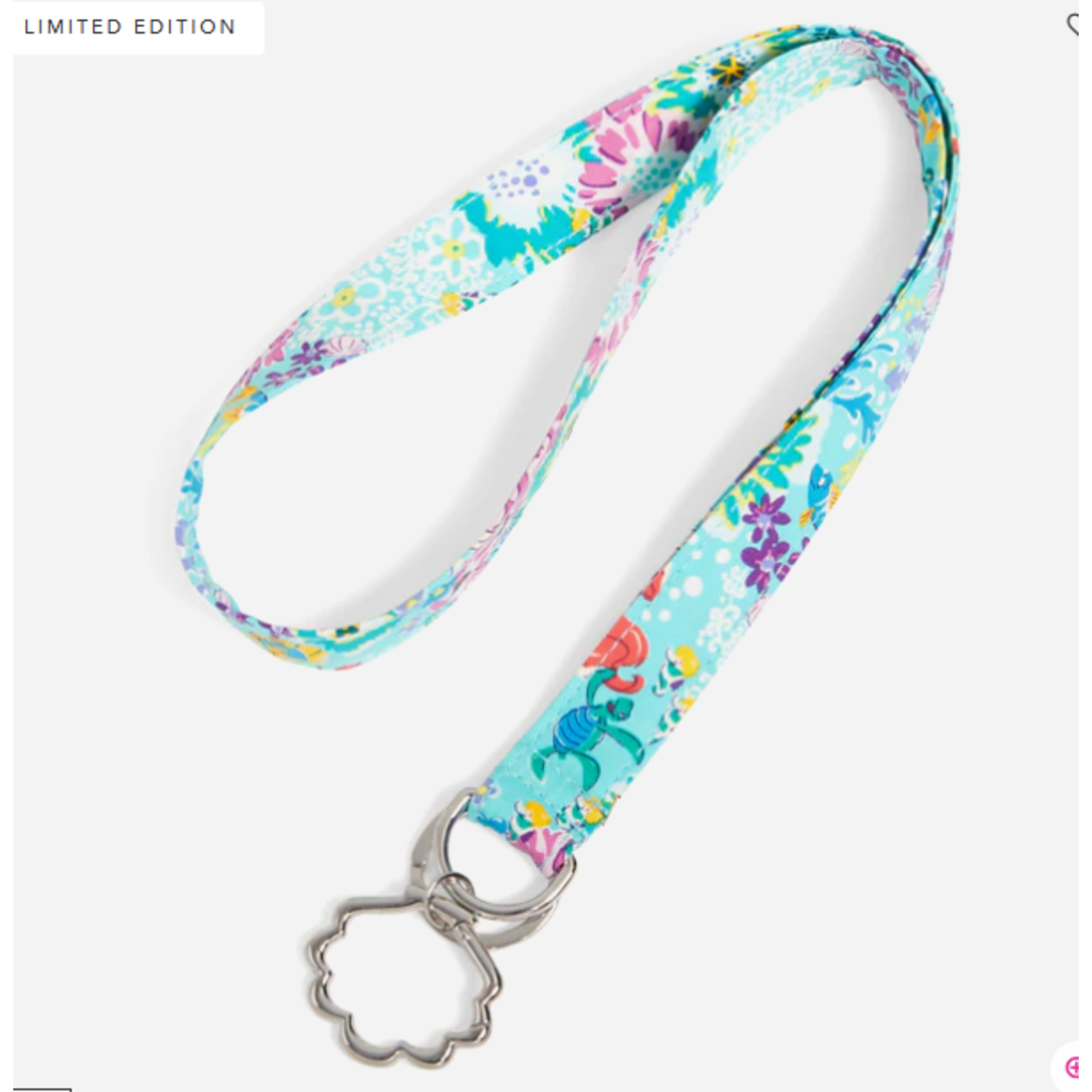 Vera Bradley Wide Lanyard by Ariel Floral A Gathering Place