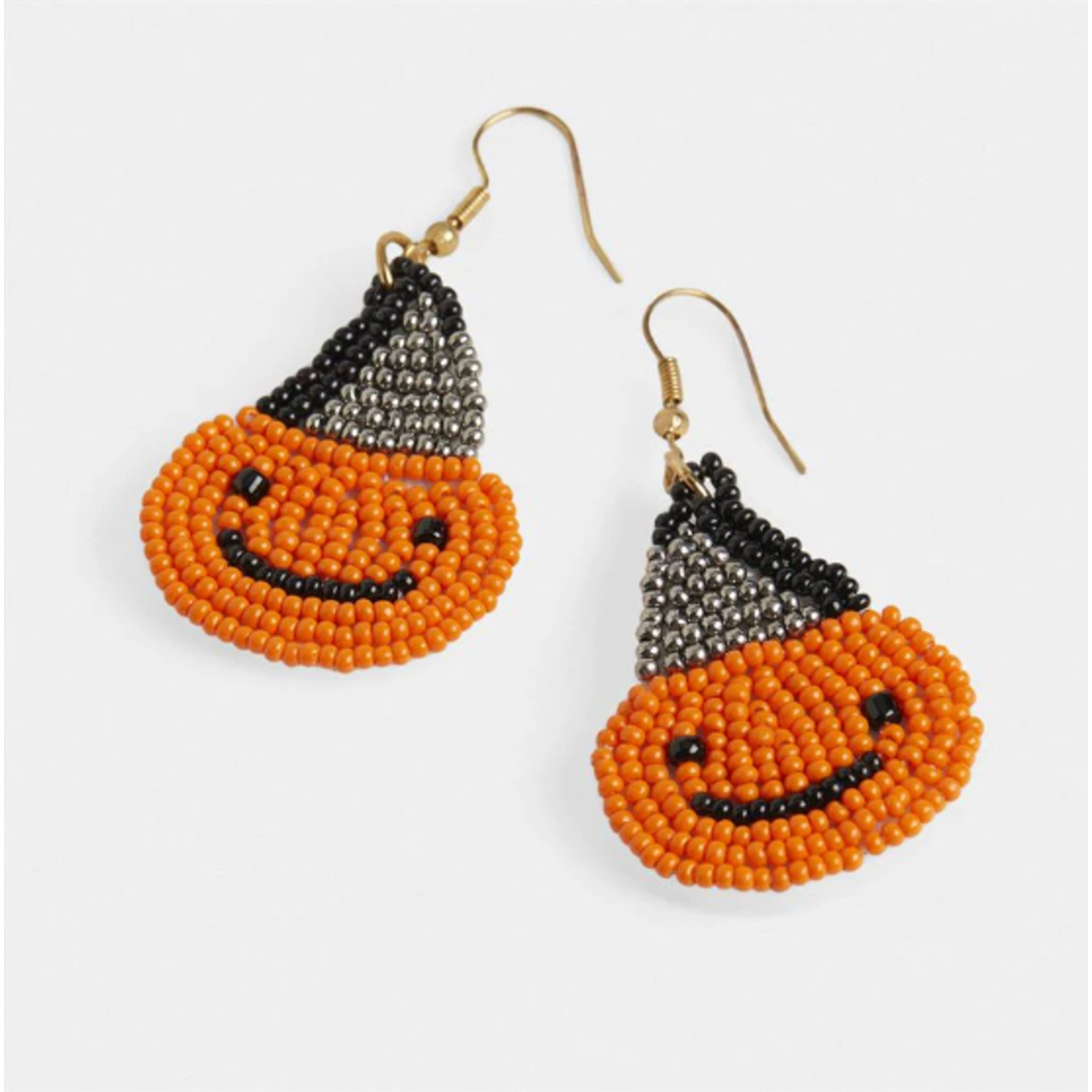 Coco + Carmen Coco & Carmen Jackie Lantern Beaded Earrings Orange
