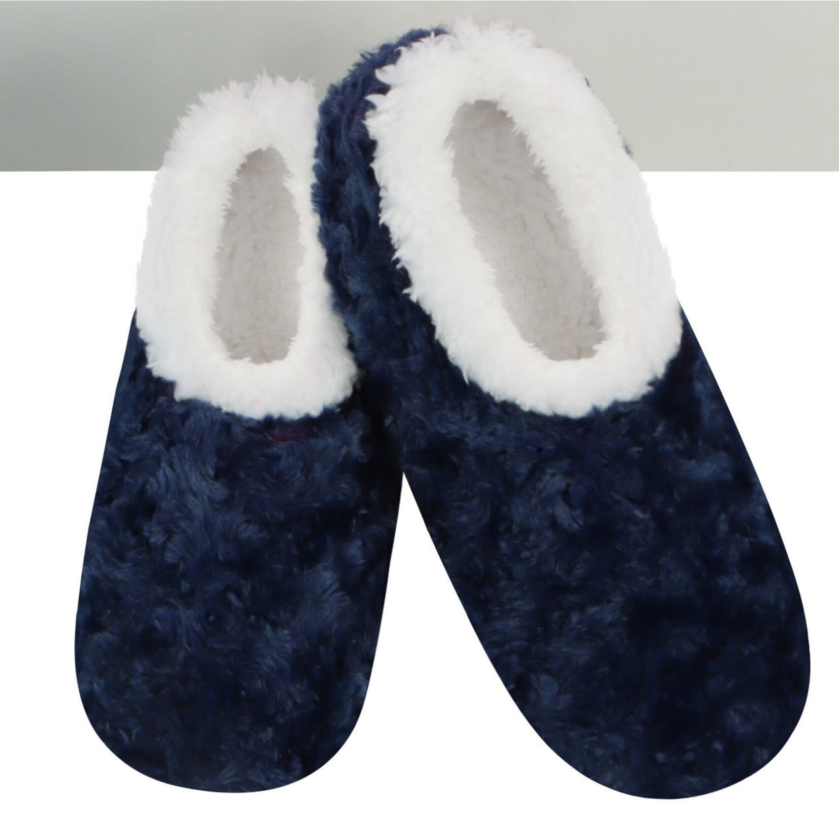 Snoozies Snoozies Bouquet of Roses Navy Slippers