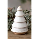 Audrey’s White Reactive Glaze Ceramic Mini Tree Style 3