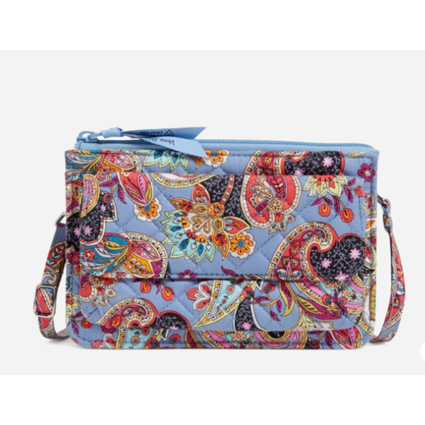 Vera Bradley Vera Bradley RFID Wallet Crossbody Provence Paisley