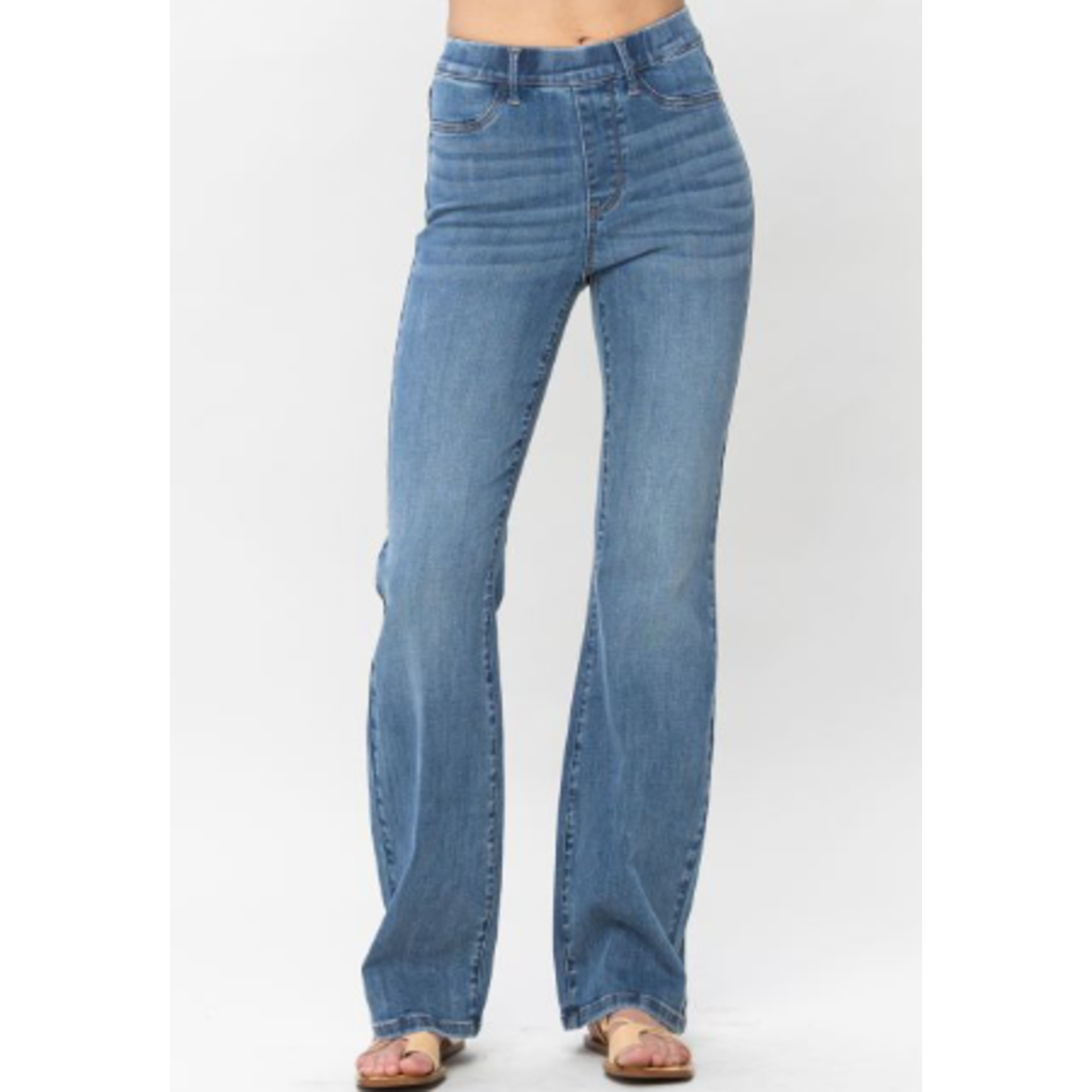 Judy Blue Judy Blue Elastic Waist Pull On Slim Boot 88520